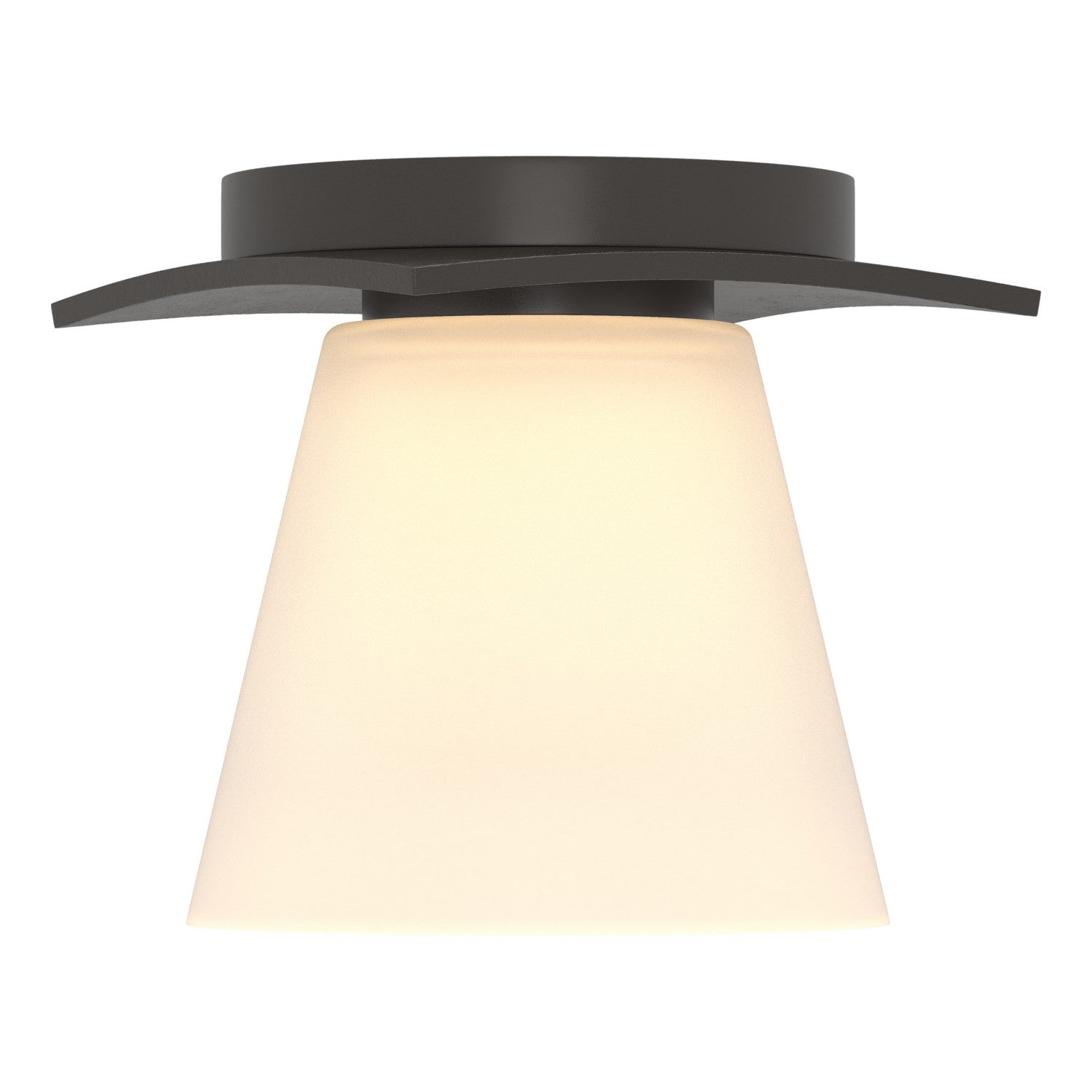 Hubbardton Forge - 126601-SKT-14-GG0242 - One Light Flush Mount - Wren - Oil Rubbed Bronze