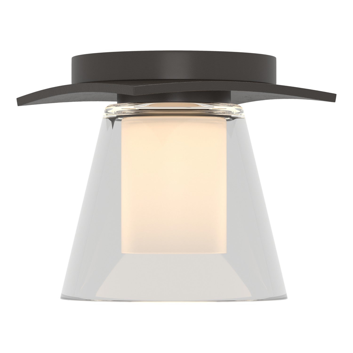 Hubbardton Forge - 126601-SKT-14-ZU0284 - One Light Flush Mount - Wren - Oil Rubbed Bronze