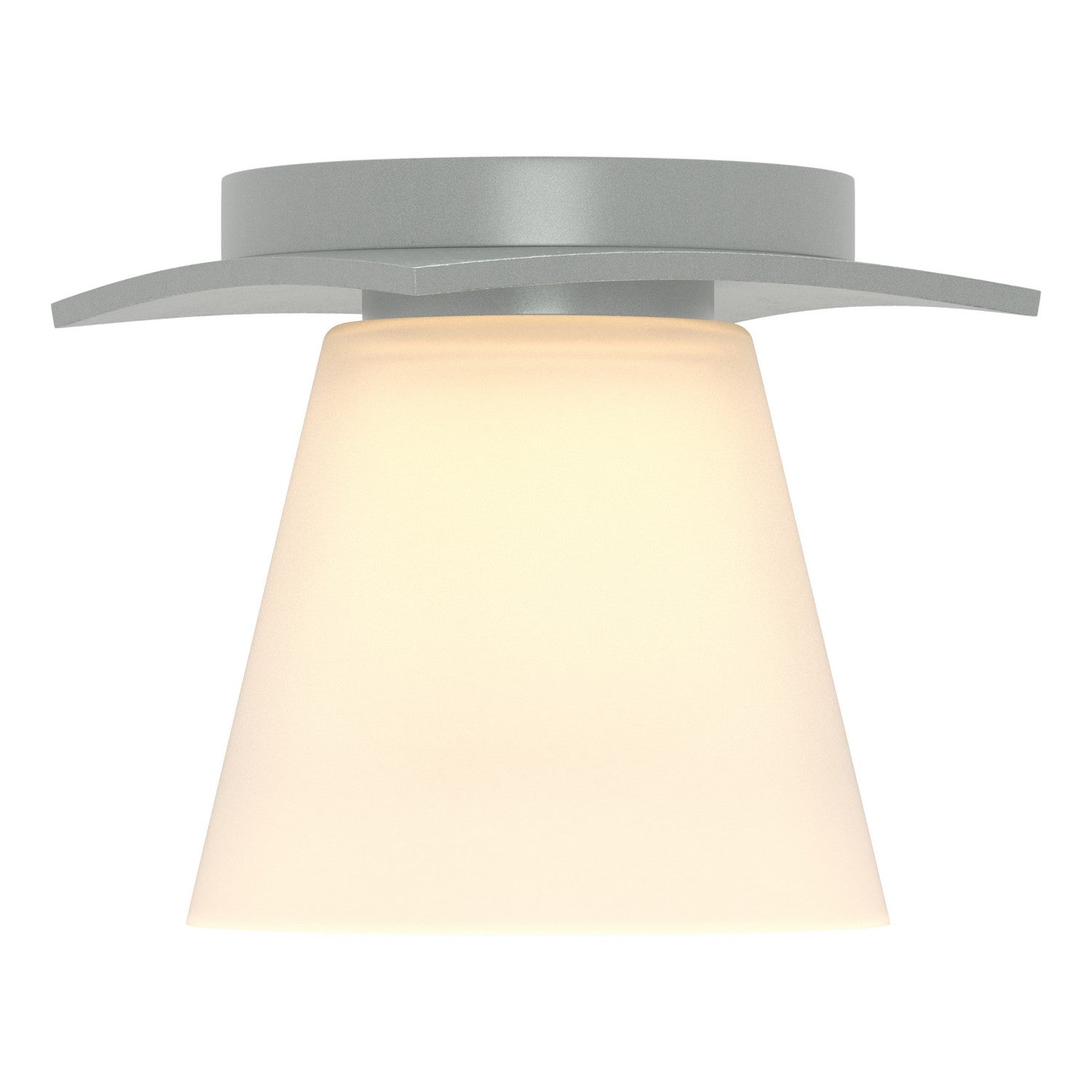 Hubbardton Forge - 126601-SKT-82-GG0242 - One Light Semi-Flush Mount - Wren - Vintage Platinum