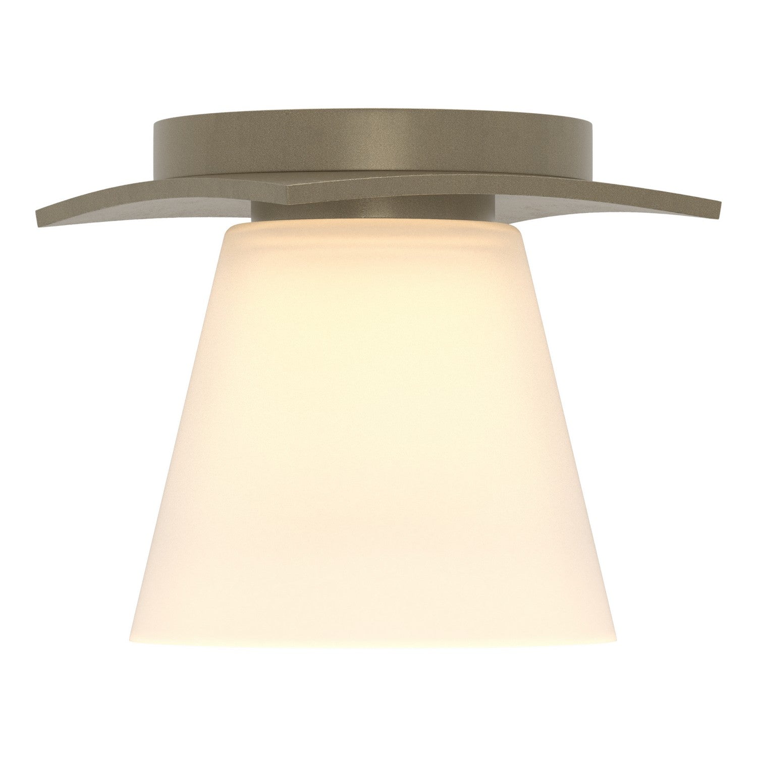 Hubbardton Forge - 126601-SKT-84-GG0242 - One Light Semi-Flush Mount - Wren - Soft Gold