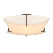 Hubbardton Forge - 126620-SKT-05-SH1999 - Two Light Semi-Flush Mount - Bento - Bronze