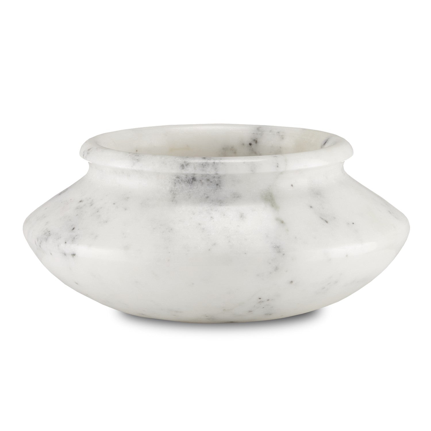 Currey and Company - 1200-0657 - Bowl - Punto Collection - White