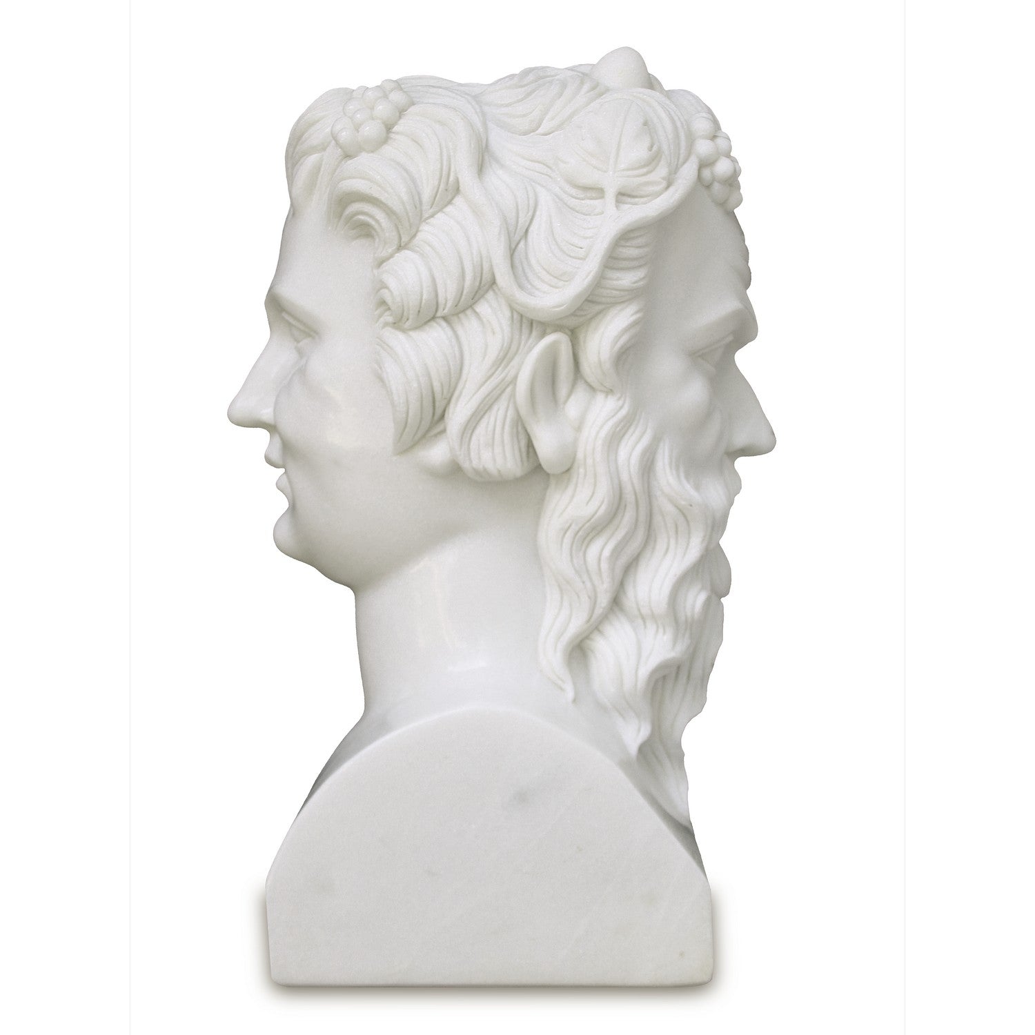 Currey and Company - 1200-0665 - Sculpture - Hector Marble Bust Sculpture - White