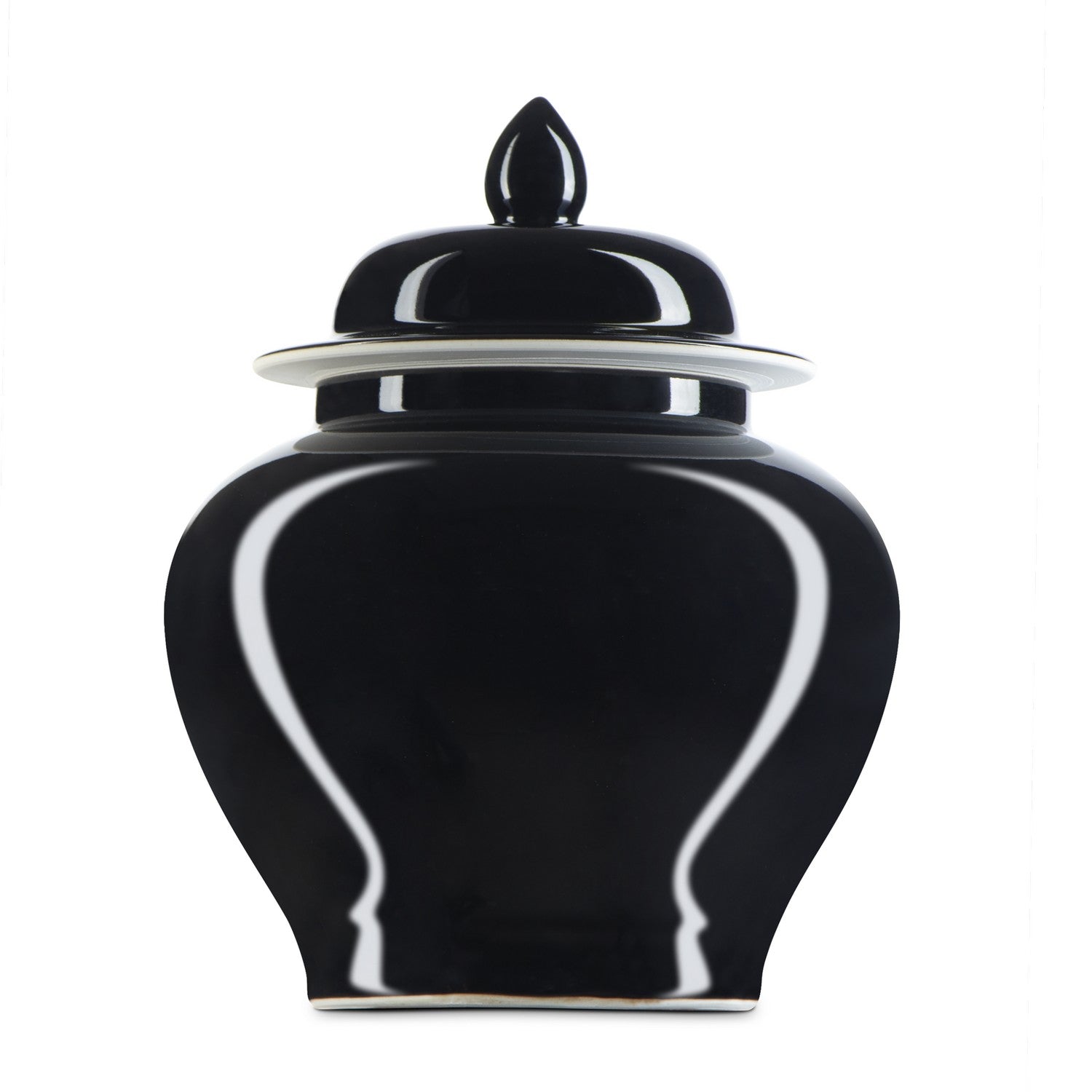Currey and Company - 1200-0687 - Jar - Imperial Collection - Imperial Black