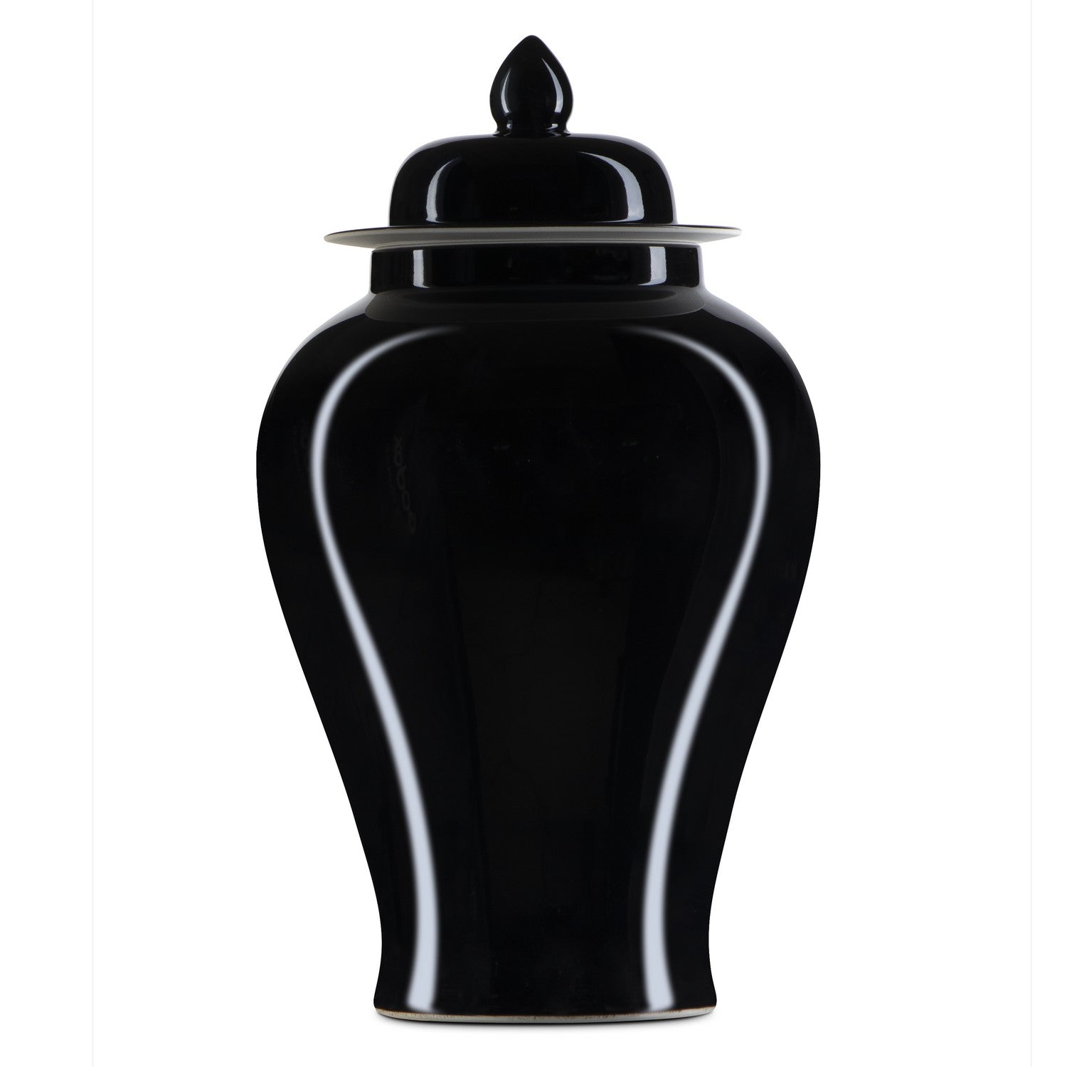 Currey and Company - 1200-0688 - Jar - Imperial Collection - Imperial Black