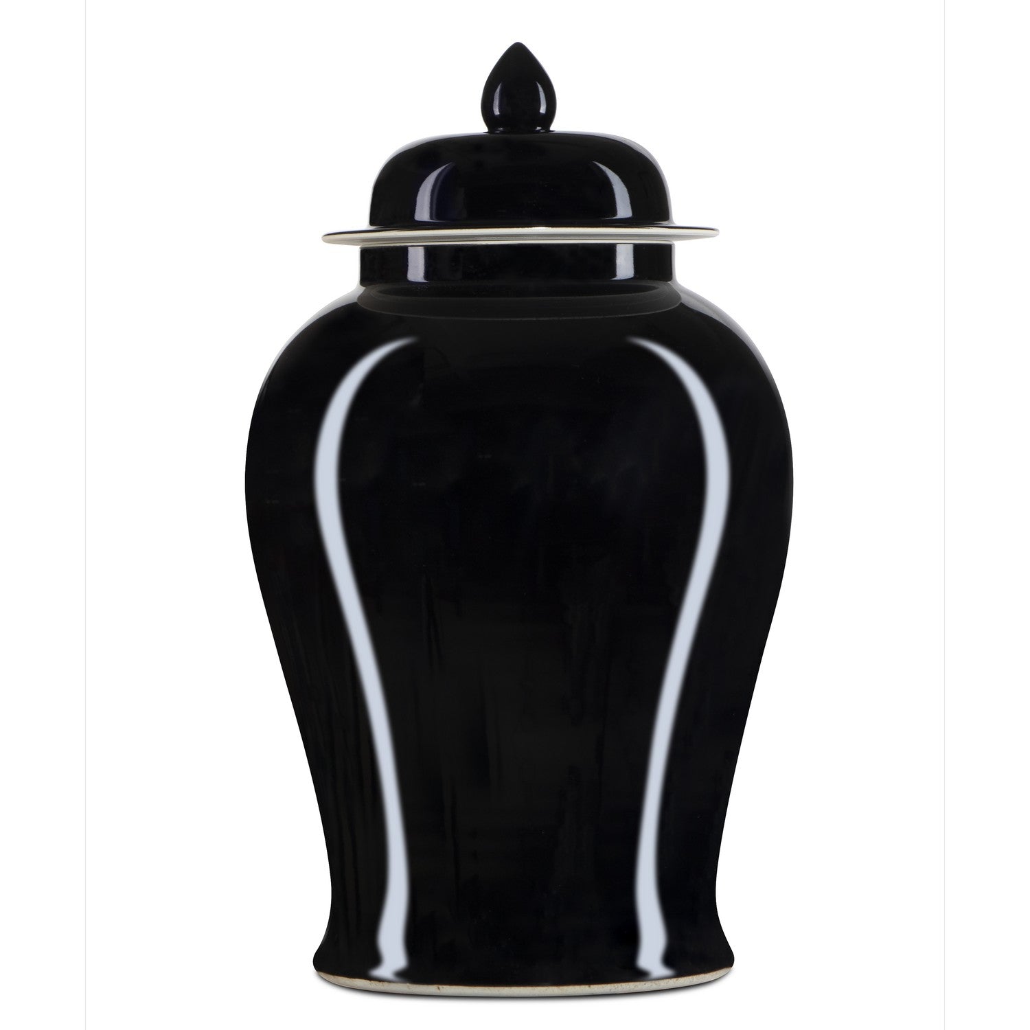 Currey and Company - 1200-0689 - Jar - Imperial Collection - Imperial Black