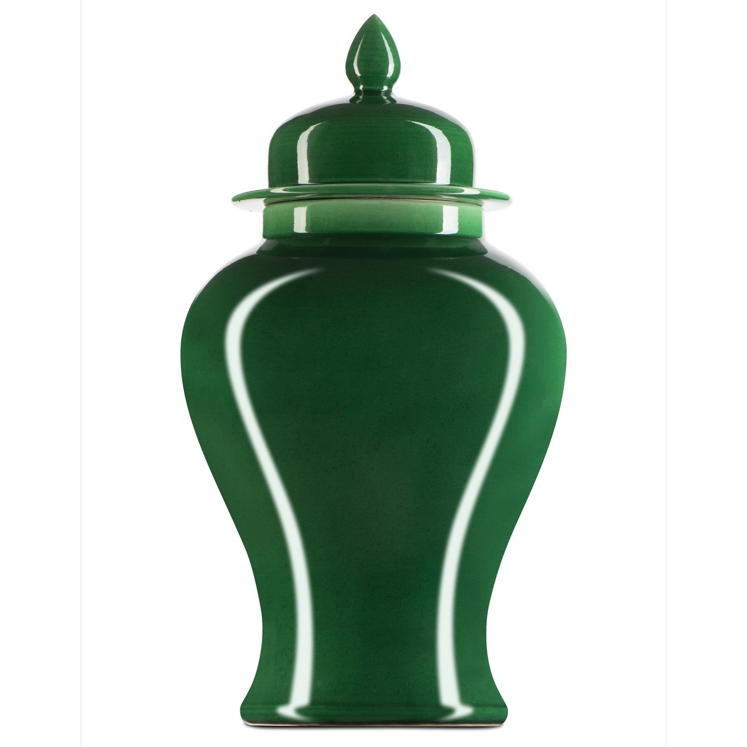 Currey and Company - 1200-0699 - Jar - Imperial Collection - Imperial Green