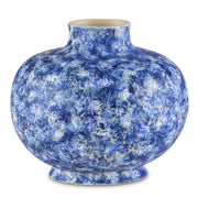 Currey and Company - 1200-0750 - Vase - Nixos Collection - Blue/White