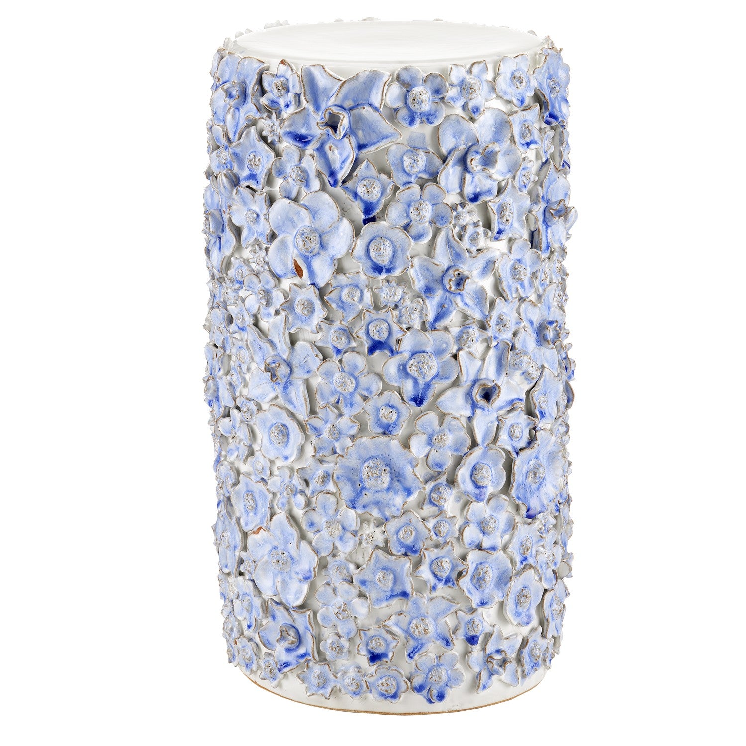 Currey and Company - 2000-0035 - Accent Table - Jessamine Collection - Blue