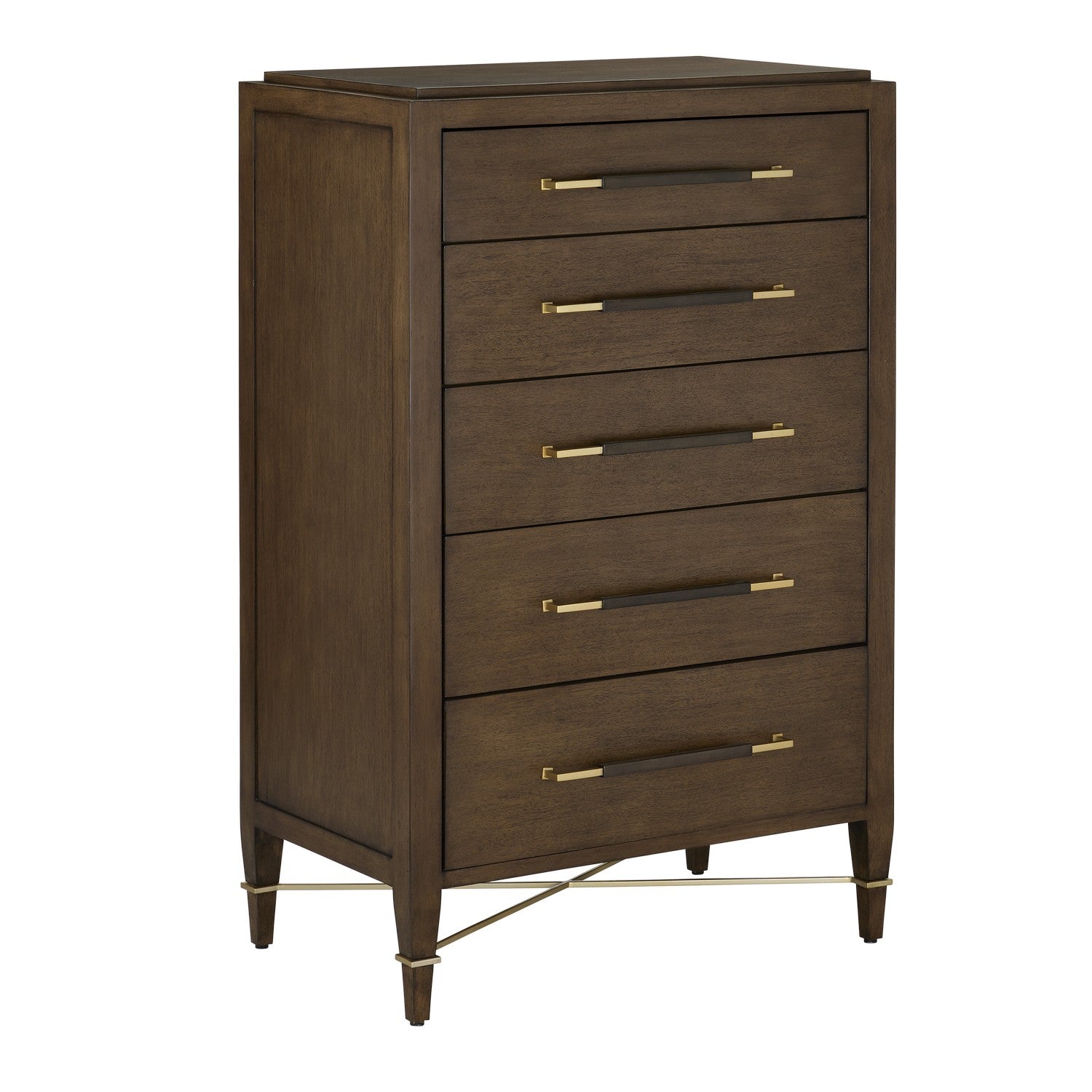 Currey and Company - 3000-0249 - Chest - Verona Collection - Chanterelle/Coffee/Champagne