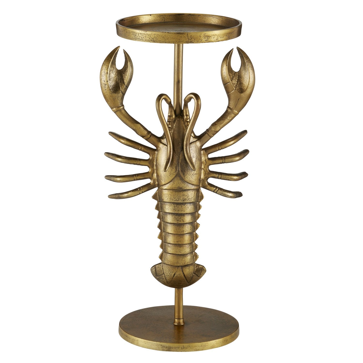 Currey and Company - 4000-0170 - Drinks Table - Georgetown Brass Drinks Table - Antique Brass