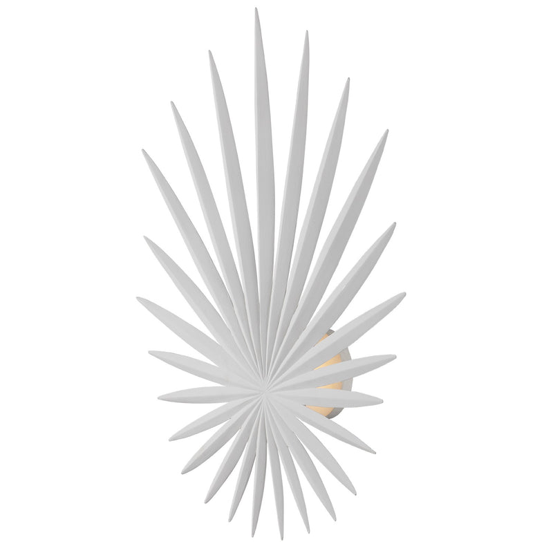 Currey and Company - 5000-0235 - LED Wall Sconce - Bismarkia Collection - Gesso White