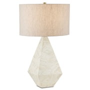 Currey and Company - 6000-0866 - One Light Table Lamp - Elysium White Table Lamp - Natural