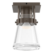 Hubbardton Forge - 128705-SKT-05-ZM0467 - One Light Semi-Flush Mount - Erlenmeyer - Bronze