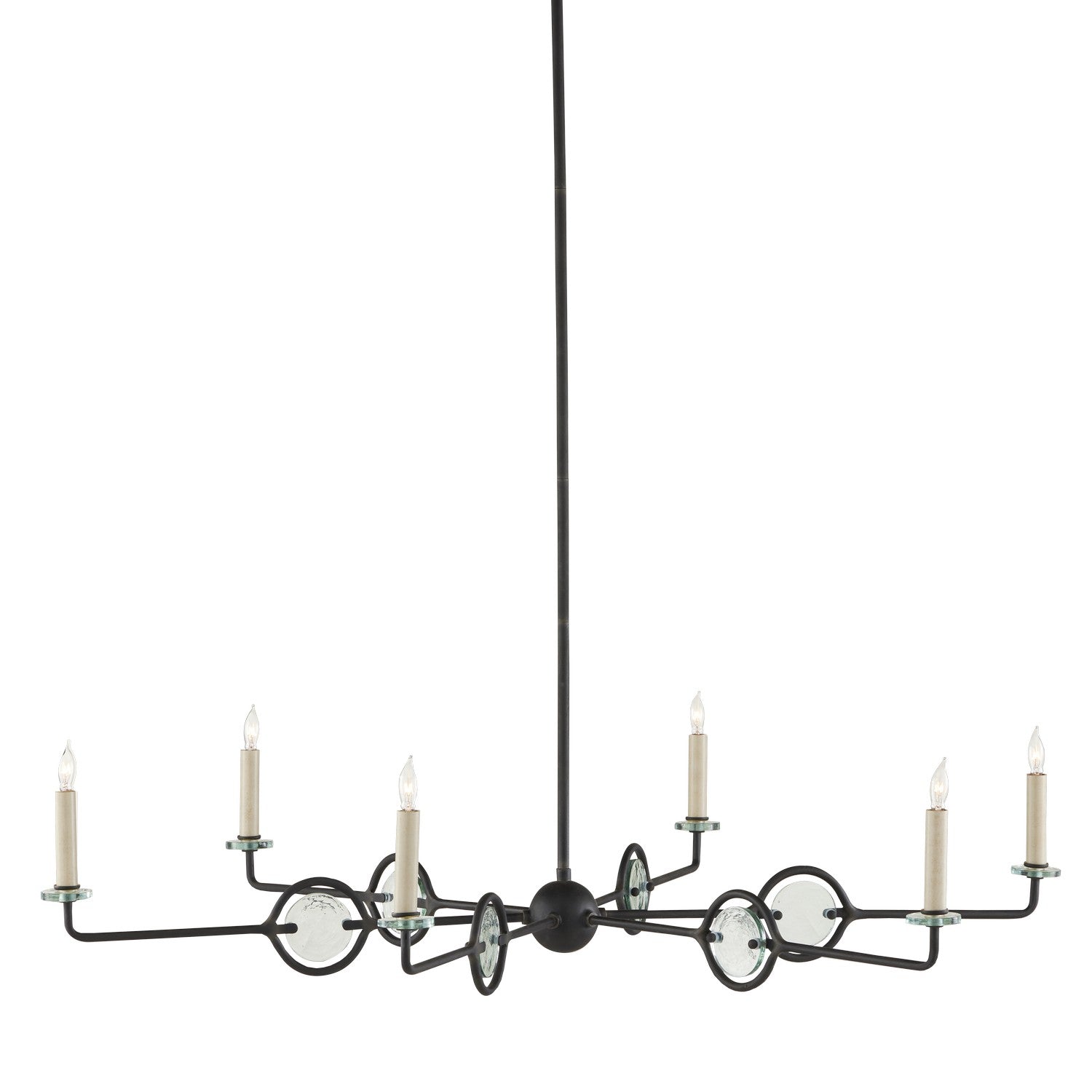 Currey and Company - 9000-0969 - Six Light Chandelier - Privateer Collection - Blacksmith