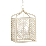 Currey and Company - 9000-0994 - Four Light Lantern - Wanstead Collection - Bleached Natural/Antique Pearl