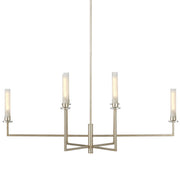 Currey and Company - 9000-1093 - Six Light Chandelier - Courante Collection - Champagne/Frosted White
