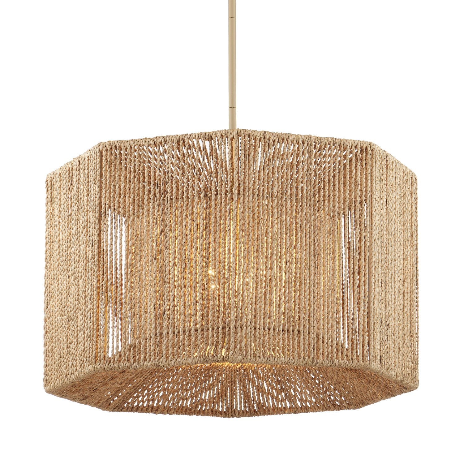 Currey and Company - 9000-1101 - Four Light Chandelier - Mereworth Collection - Beige/Natural