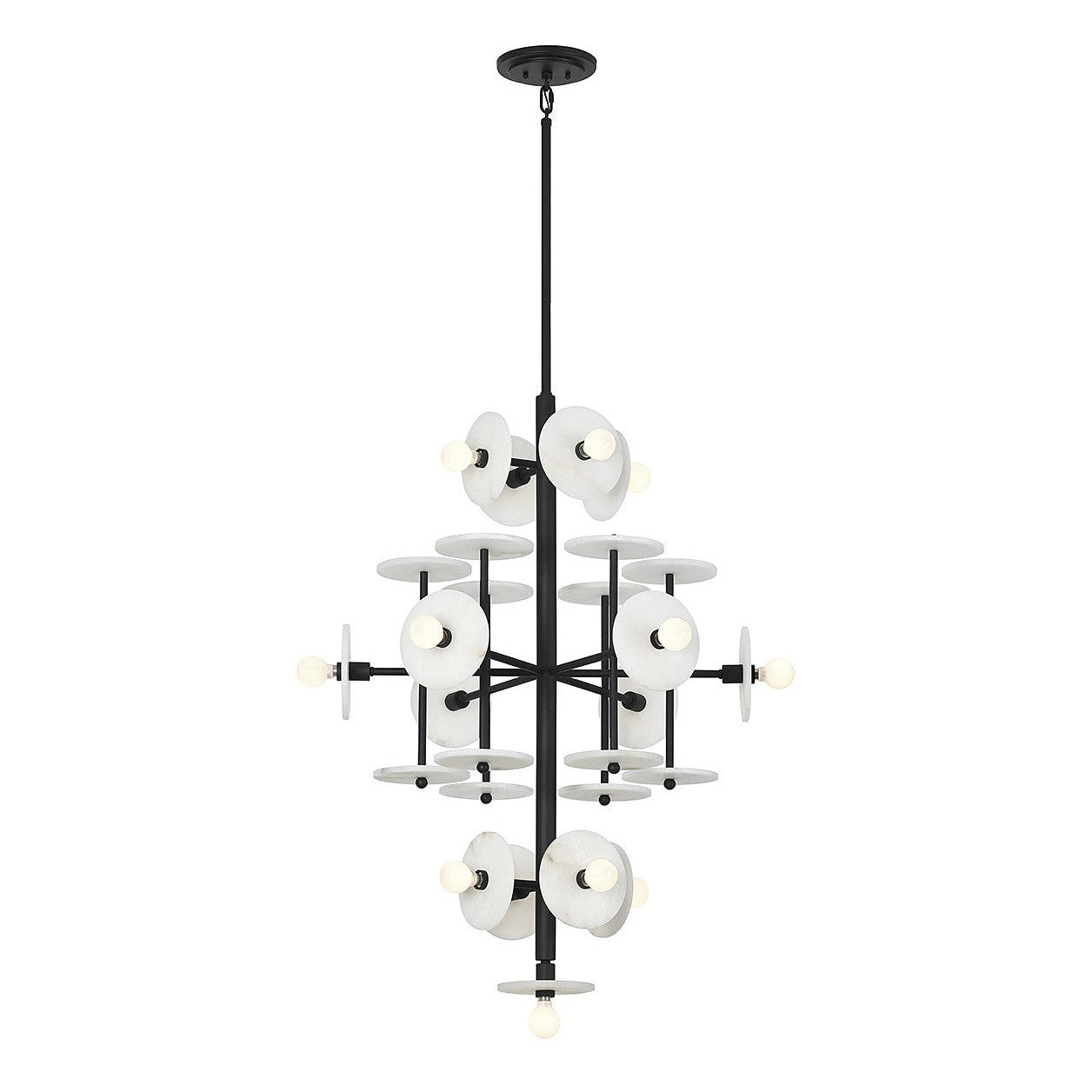 Savoy House - 1-1592-15-50 - 15 Light Chandelier - Amani - Black Cashmere