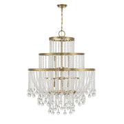 Savoy House - 1-1868-15-322 - 15 Light Chandelier - Luna - Warm Brass