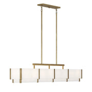 Savoy House - 1-2332-8-60 - Eight Light Linear Chandelier - Orleans - Distressed Gold