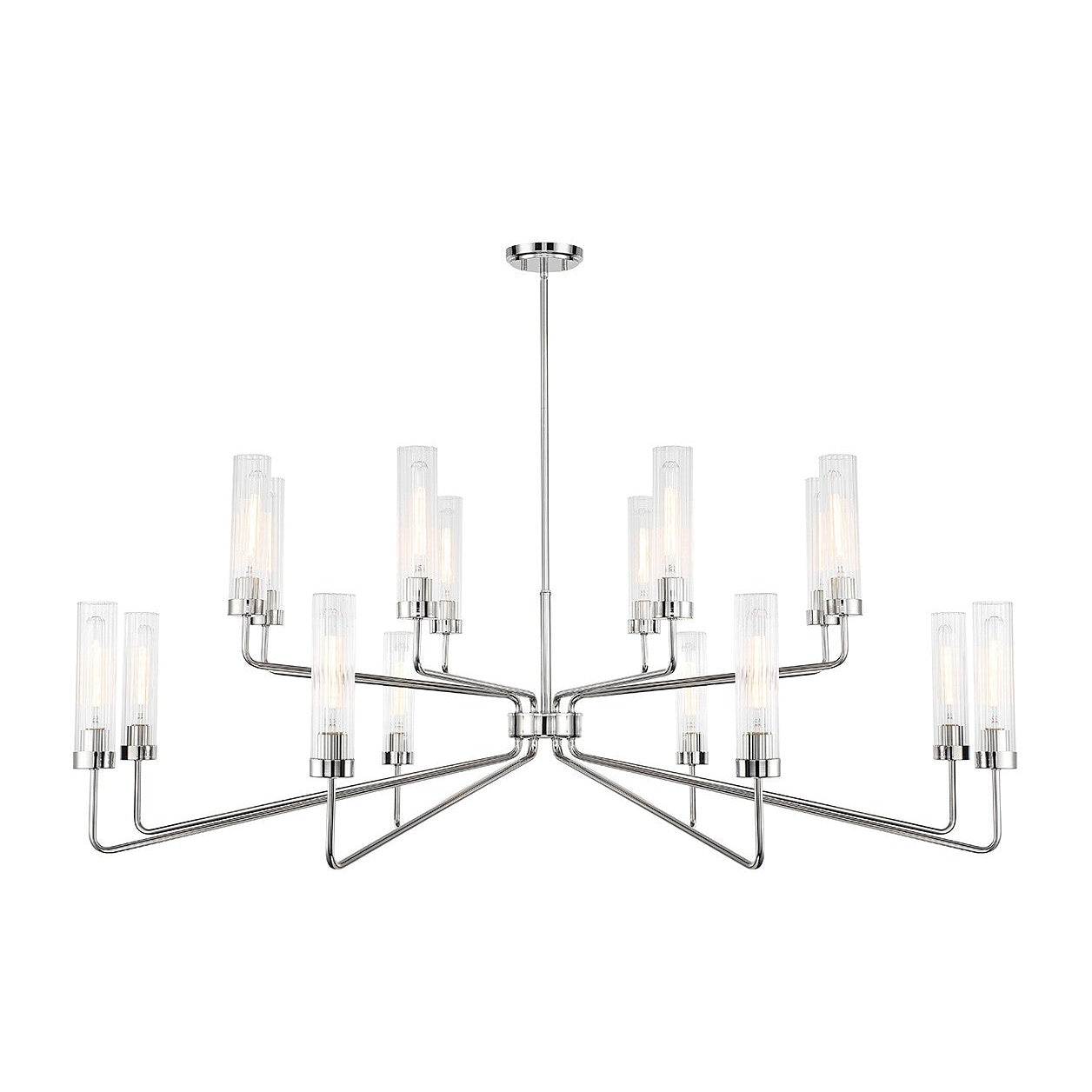 Savoy House - 1-8862-16-109 - 16 Light Chandelier - Baker - Polished Nickel