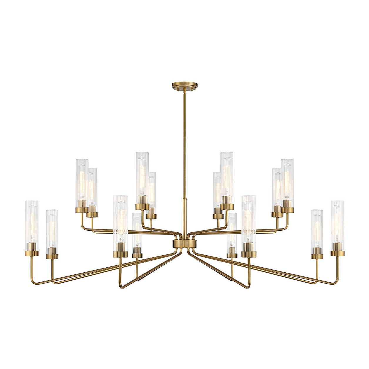 Savoy House - 1-8862-16-322 - 16 Light Chandelier - Baker - Warm Brass