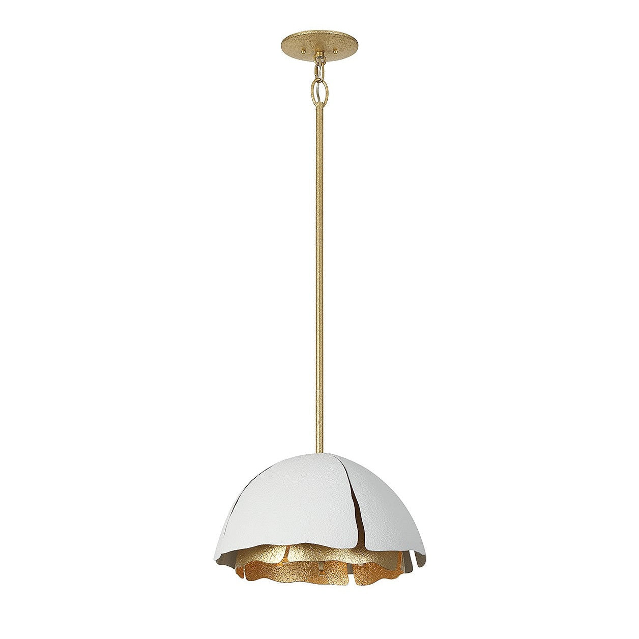 Savoy House - 7-1398-3-14 - Three Light Pendant - Brewster - Cavalier Gold with Royal White