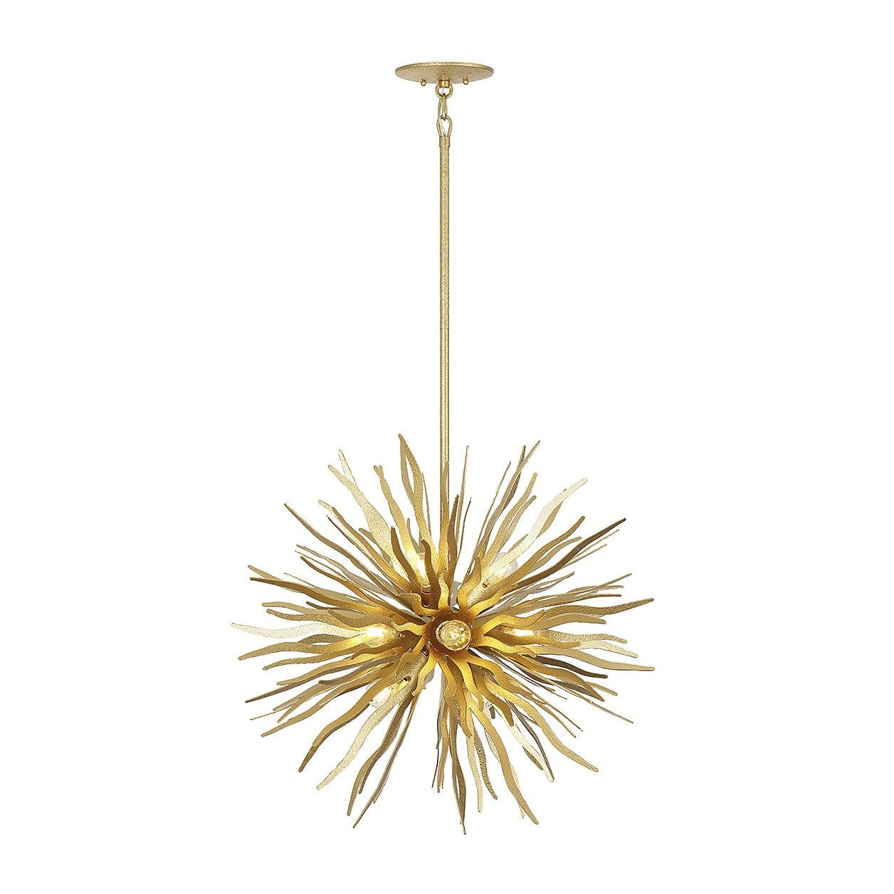 Savoy House - 7-1957-12-37 - 12 Light Pendant - Killiam - Cavalier Gold