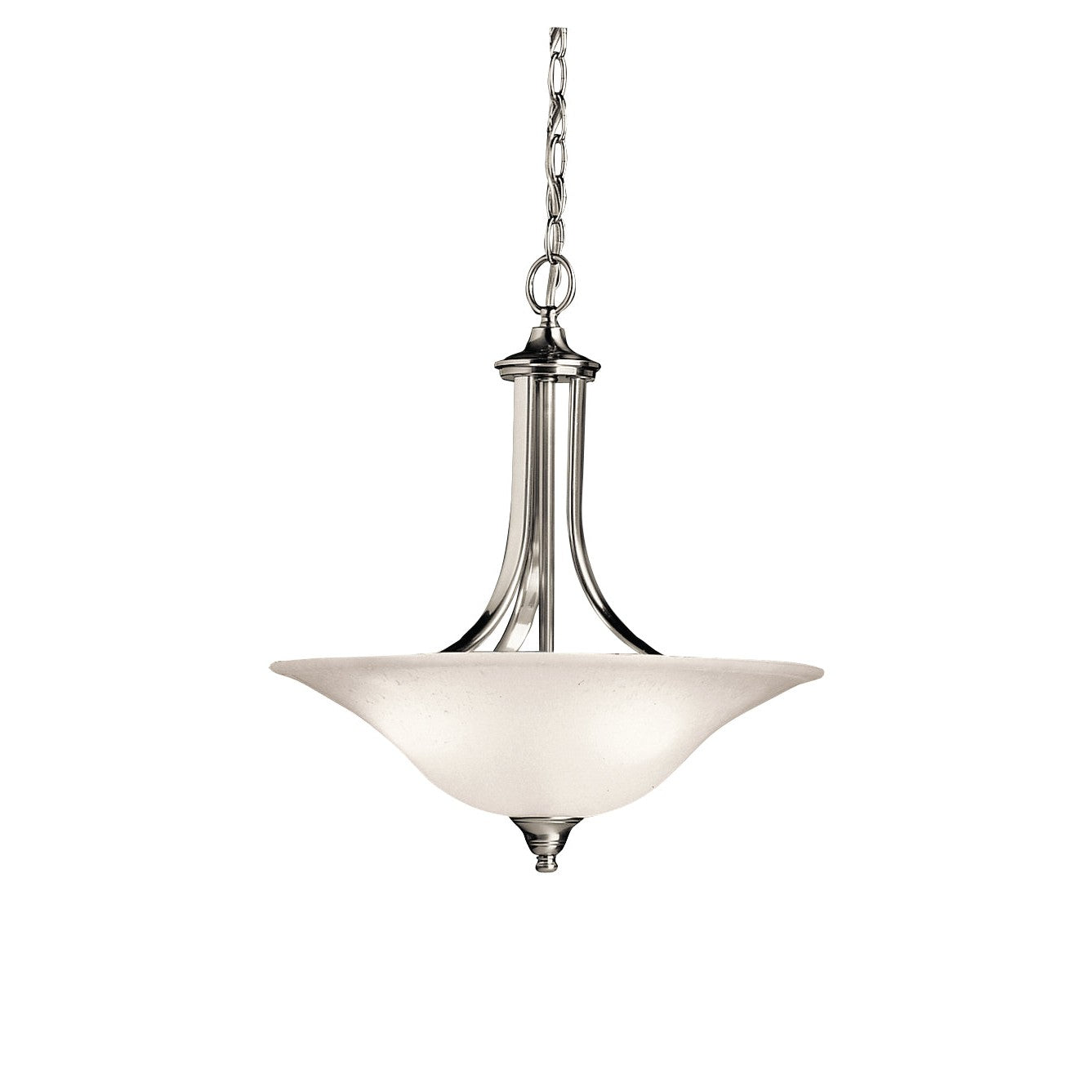 Kichler - 3502NI - Three Light Pendant/Semi Flush - Dover - Brushed Nickel