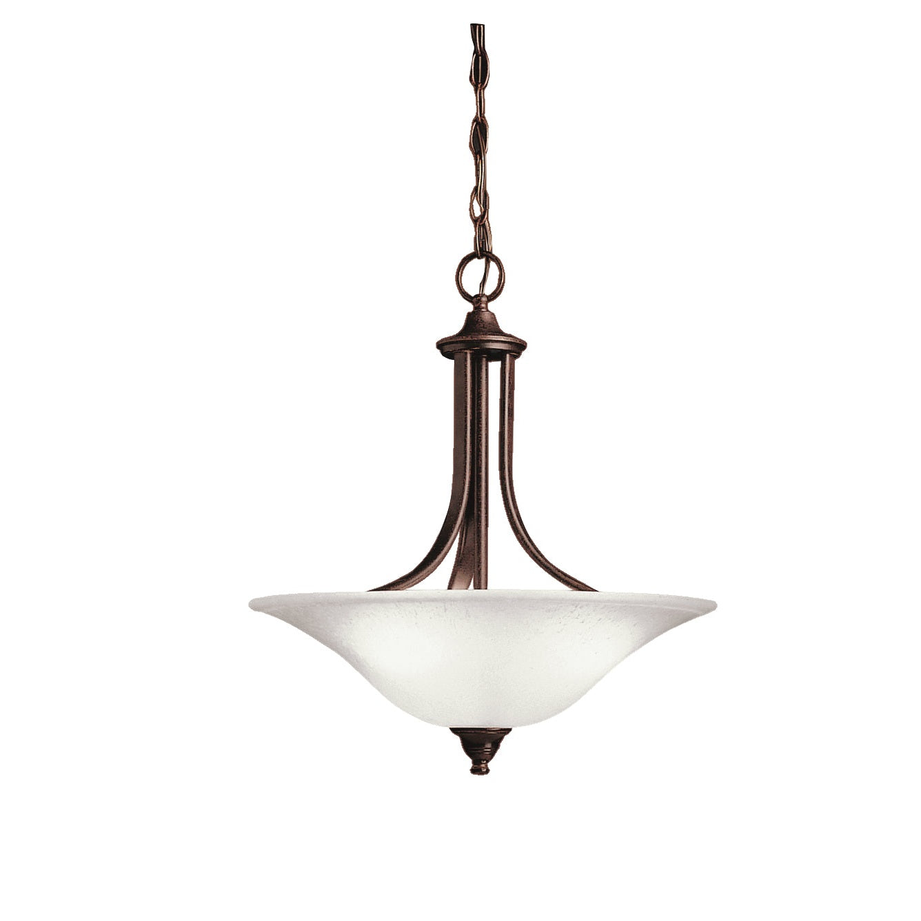 Kichler - 3502TZ - Three Light Pendant/Semi Flush - Dover - Tannery Bronze