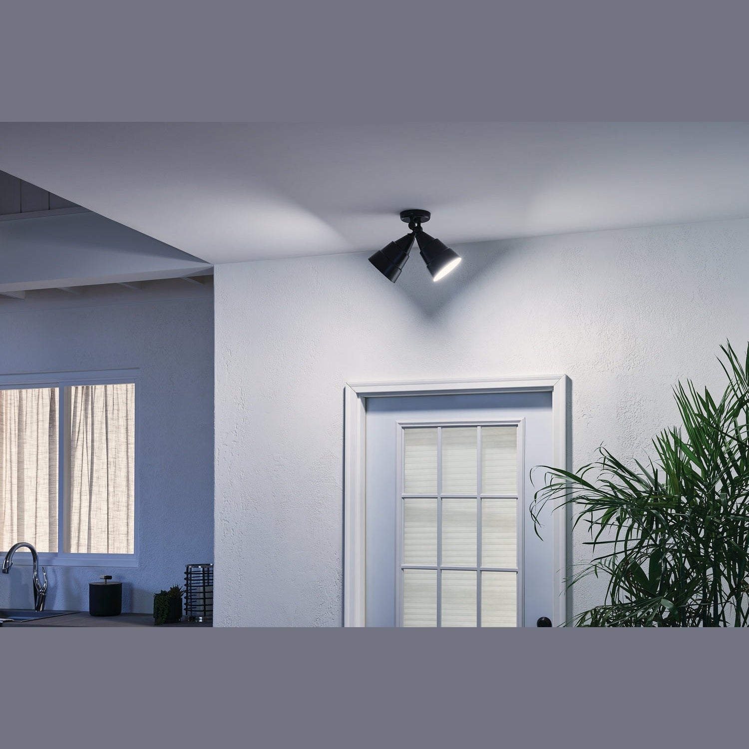 Kichler - 6052AZ - Two Light Outdoor Wall Mount - Architectural Bronze
