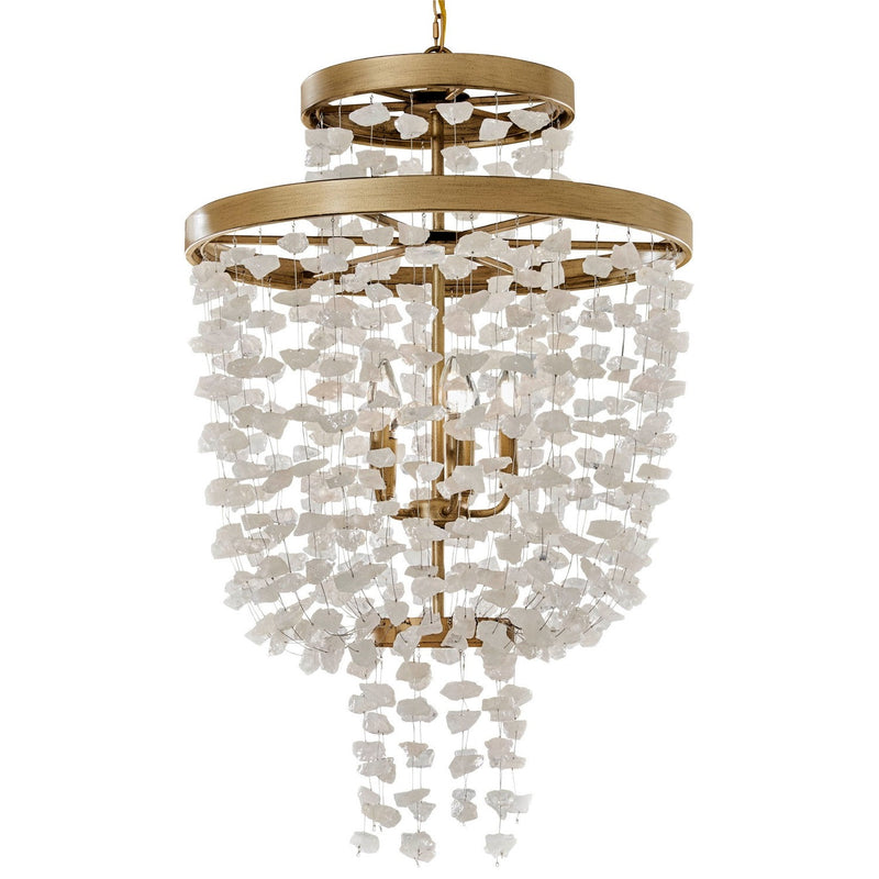 Metropolitan - N6895-898 - Five Light Pendant - Stonybrook - Harvest Gold (Painted)