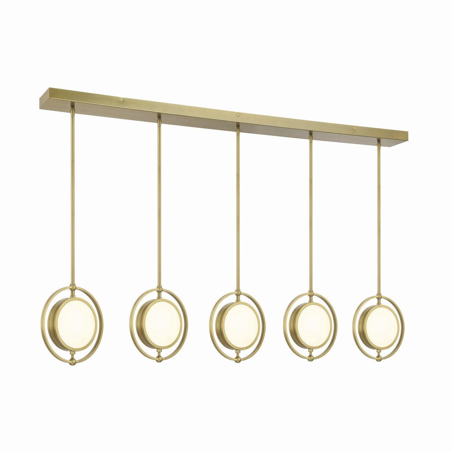 Metropolitan - N7675-695-L - LED Island Pendant - Spectr - Soft Brass