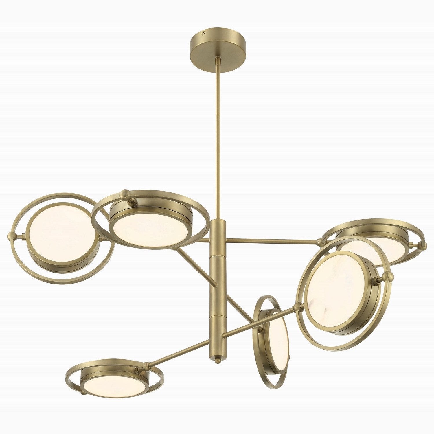 Metropolitan - N7676-695-L - LED Chandelier - Spectr - Soft Brass