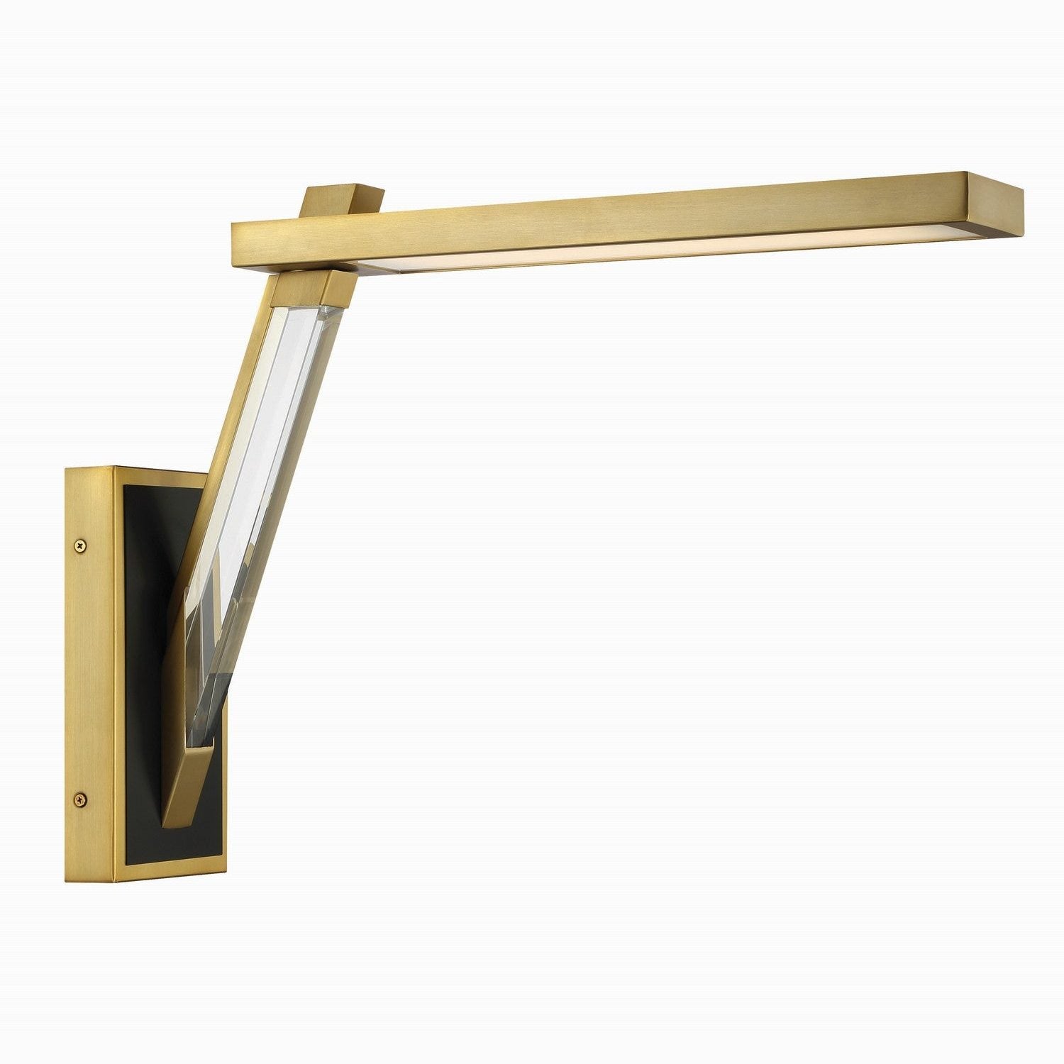 George Kovacs - P1920-726-L - LED Wall Sconce - Sauvity - Coal & Soft Brass