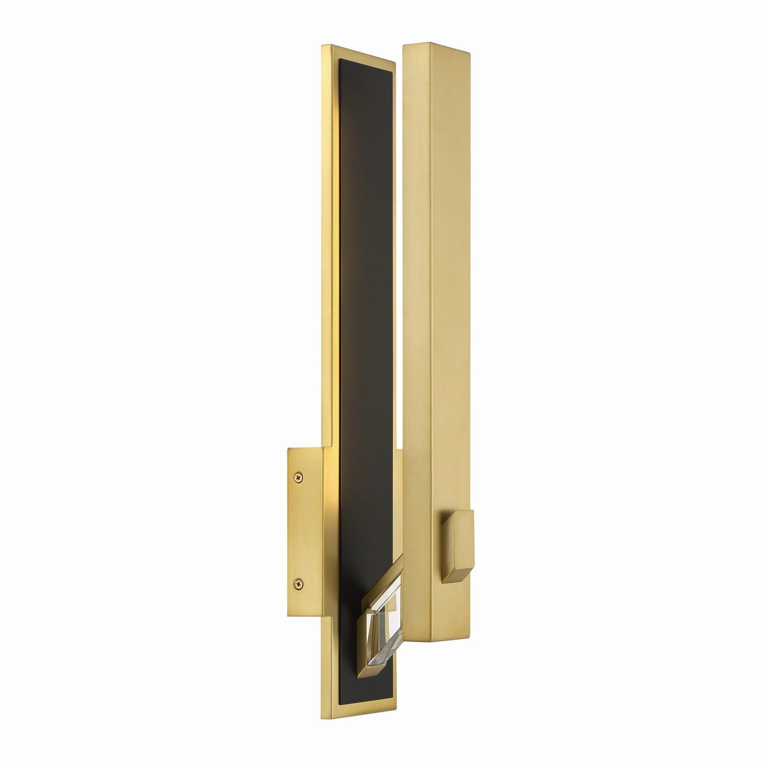 George Kovacs - P1921-726-L - LED Wall Sconce - Sauvity - Coal & Soft Brass