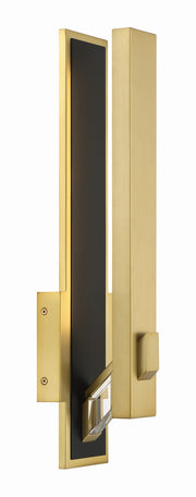 George Kovacs - P1921-726-L - LED Wall Sconce - Sauvity - Coal & Soft Brass
