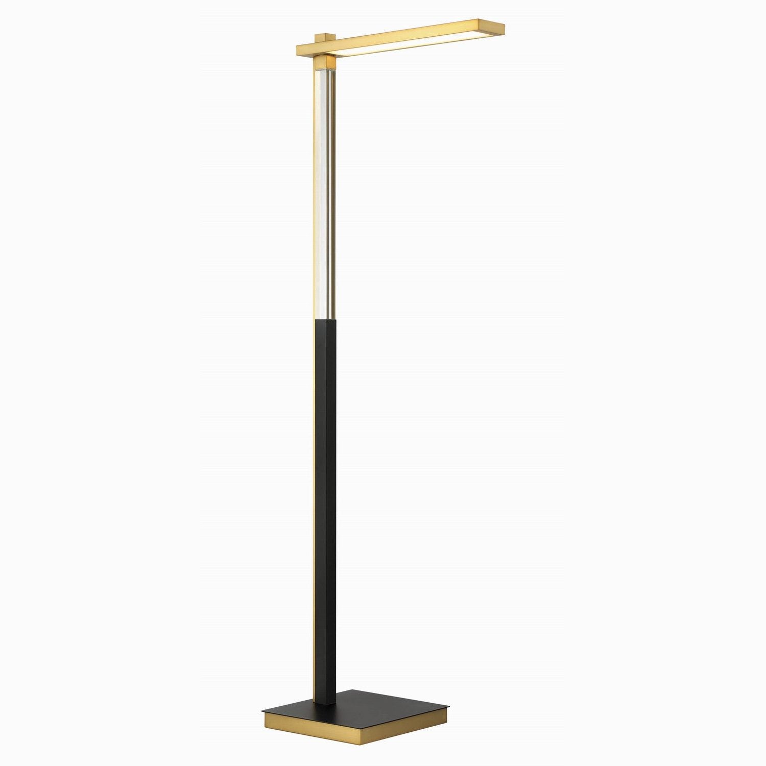 George Kovacs - P1927-726-L - LED Floor Lamp - Sauvity - Coal & Soft Brass