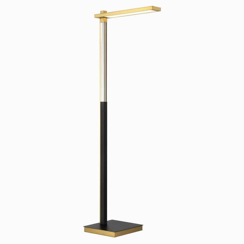 George Kovacs - P1927-726-L - LED Floor Lamp - Sauvity - Coal & Soft Brass