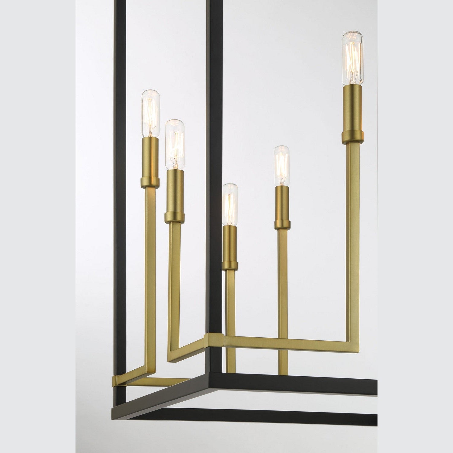 Minka-Lavery - 2117-726 - Eight Light Pendant - Union Estates - Coal And Soft Brass