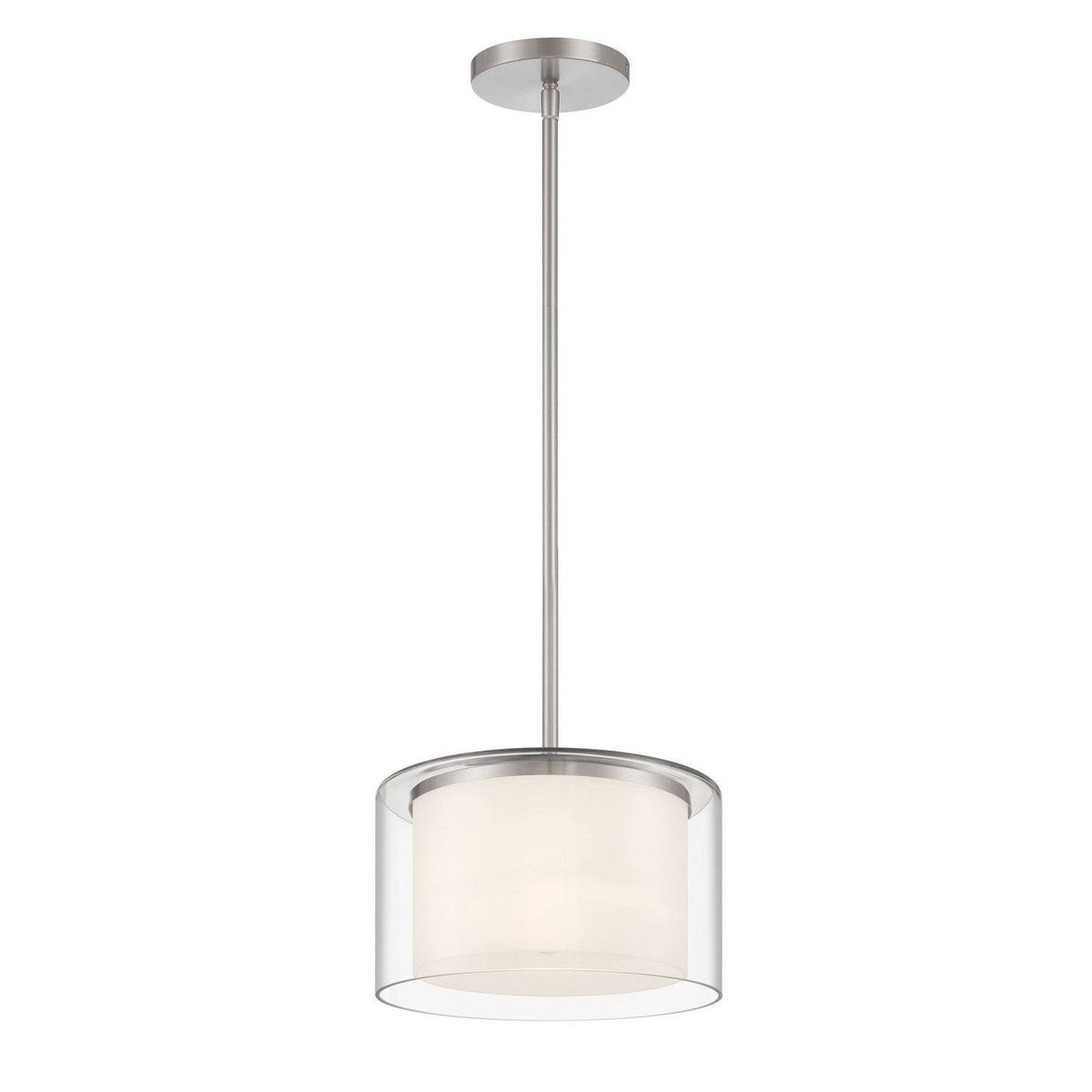 Minka-Lavery - 4102-84 - One Light Pendant - Parsons Studio - Brushed Nickel