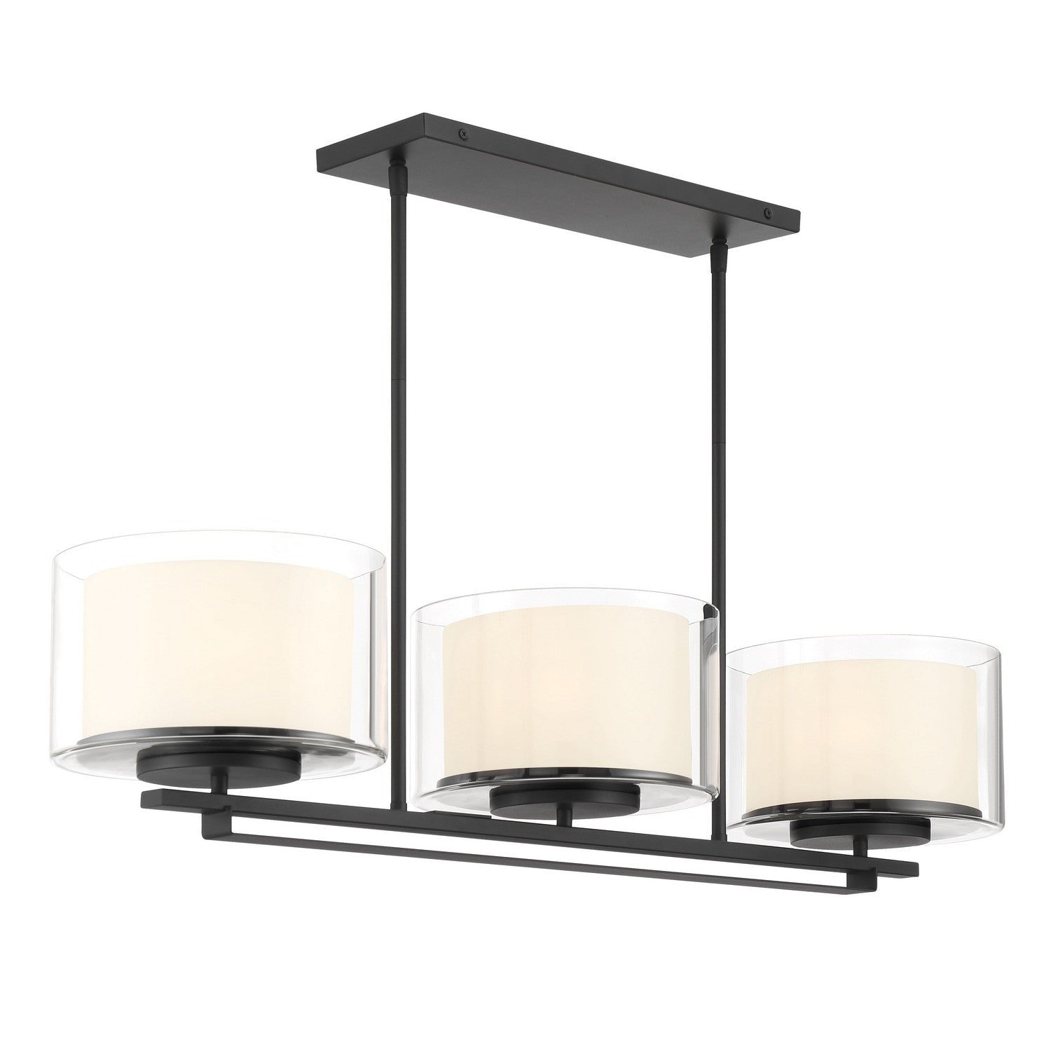 Minka-Lavery - 4108-66 - Three Light Island Pendant - Parsons Studio - Sand Coal