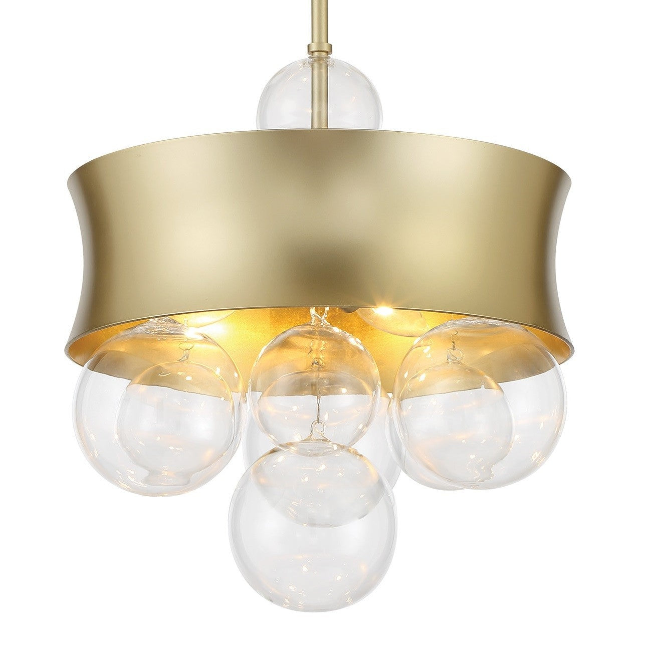 Minka-Lavery - 5195-697 - Three Light Convertible Pendant - Verdi Square - Soft Gold