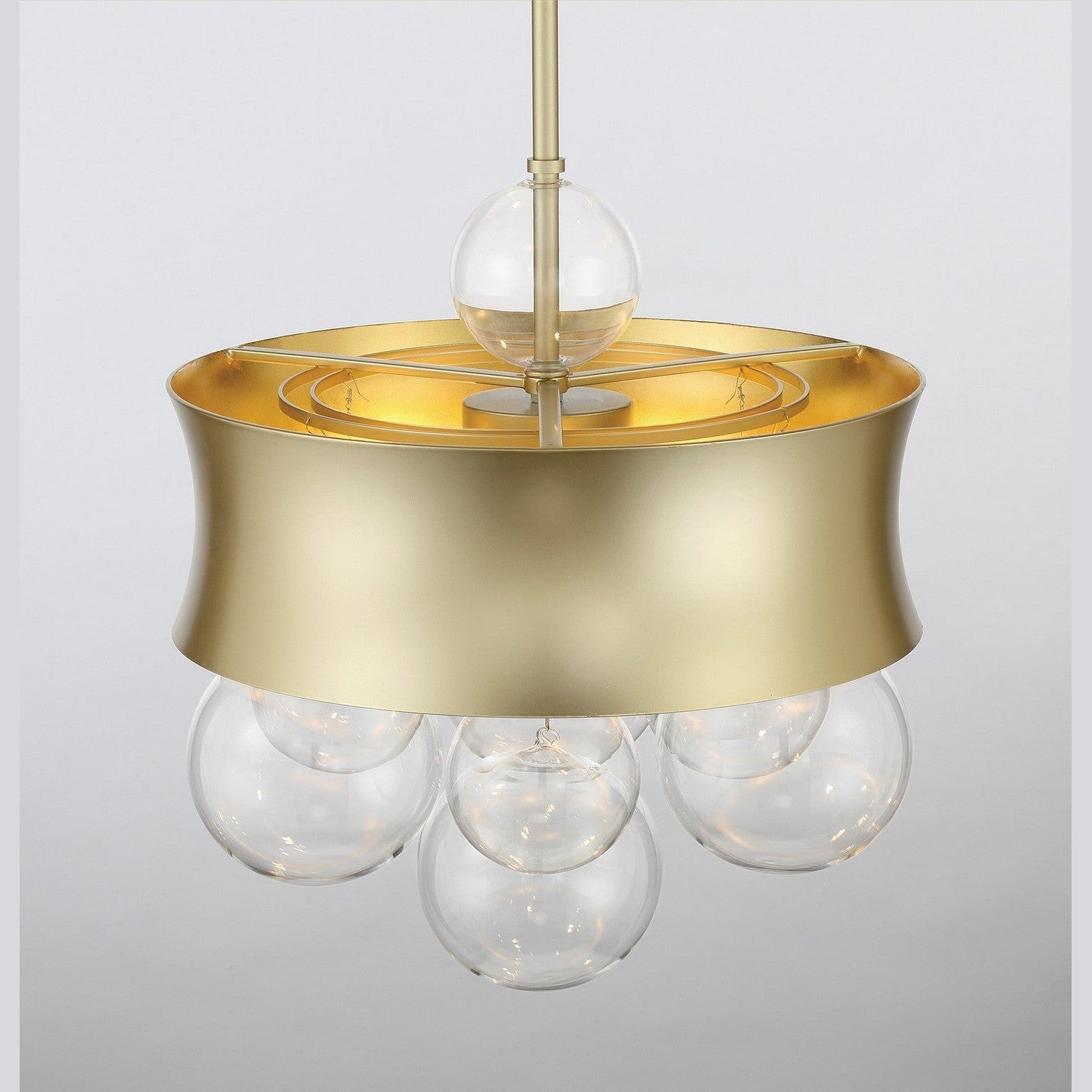 Minka-Lavery - 5195-697 - Three Light Convertible Pendant - Verdi Square - Soft Gold