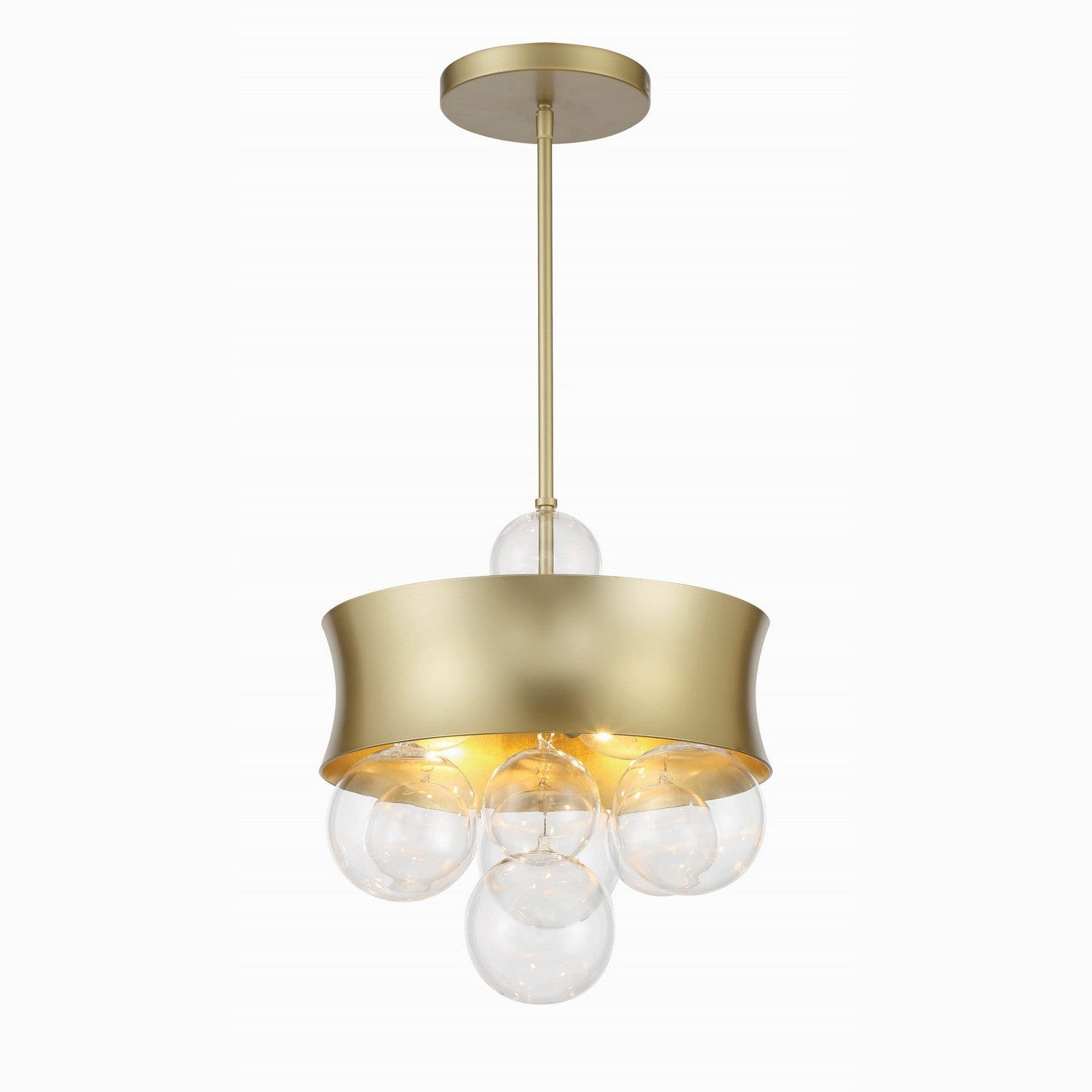 Minka-Lavery - 5195-697 - Three Light Convertible Pendant - Verdi Square - Soft Gold
