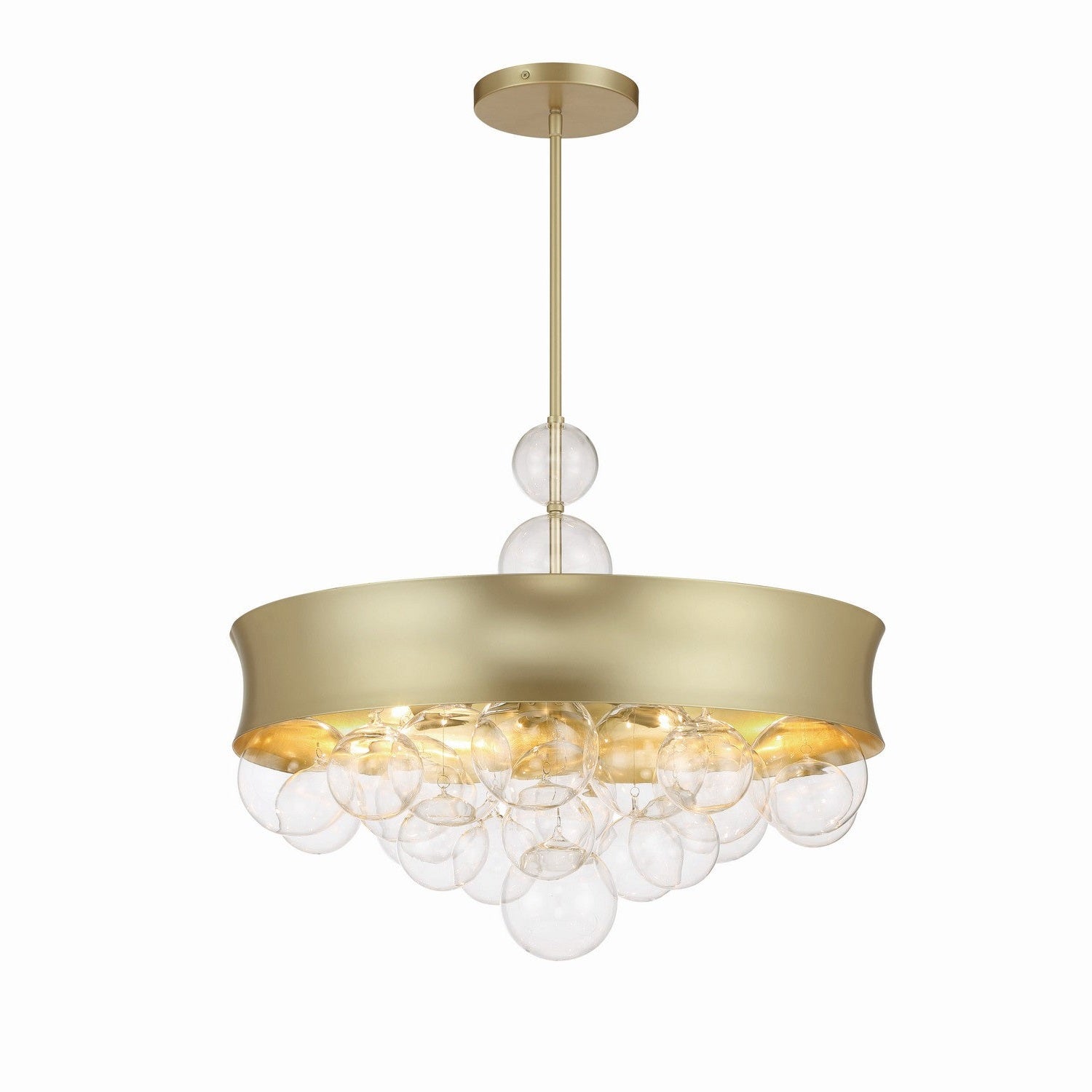 Minka-Lavery - 5197-697 - Eight Light Convertible Pendant - Verdi Square - Soft Gold