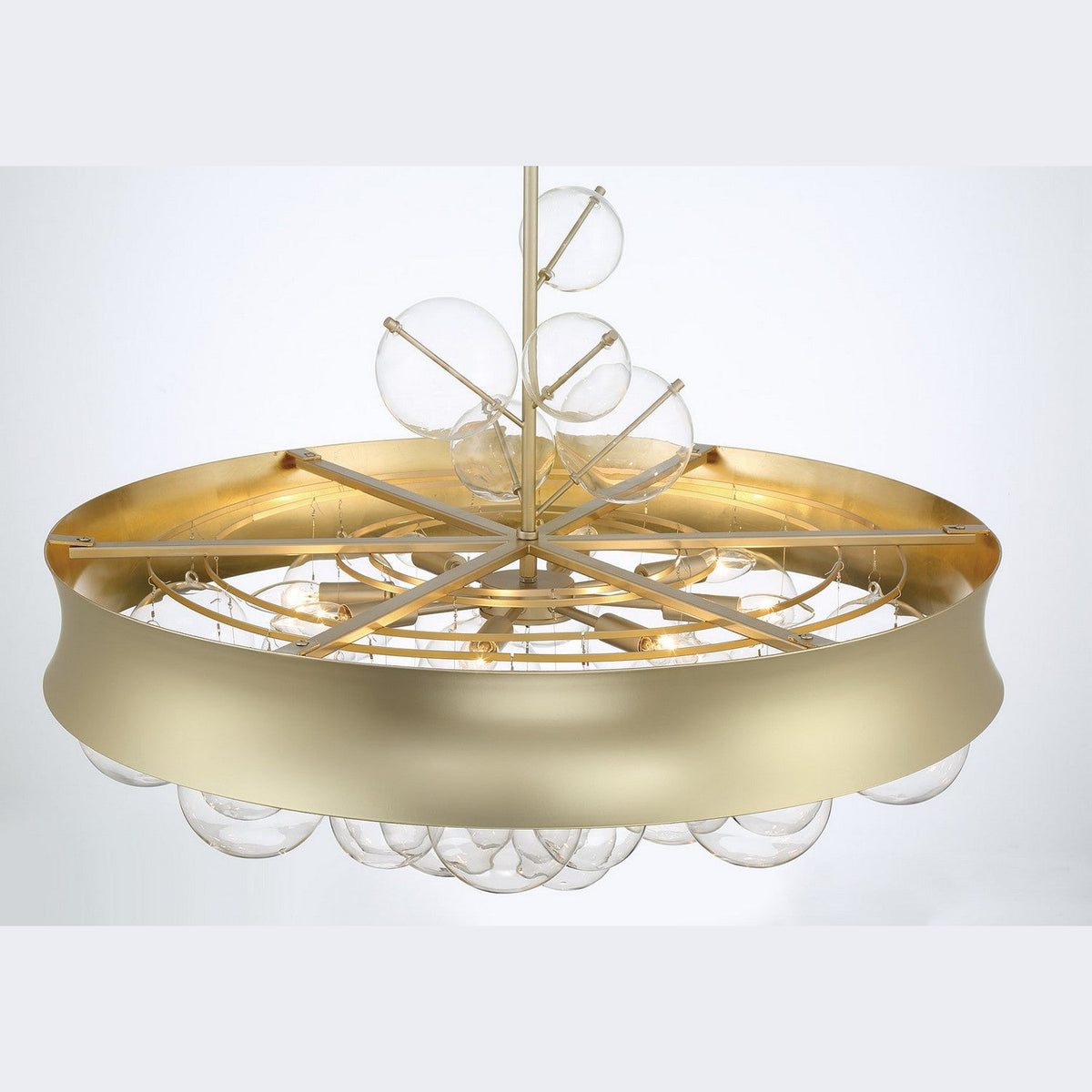 Minka-Lavery - 5198-697 - Eight Light Convertible Pendant - Verdi Square - Soft Gold