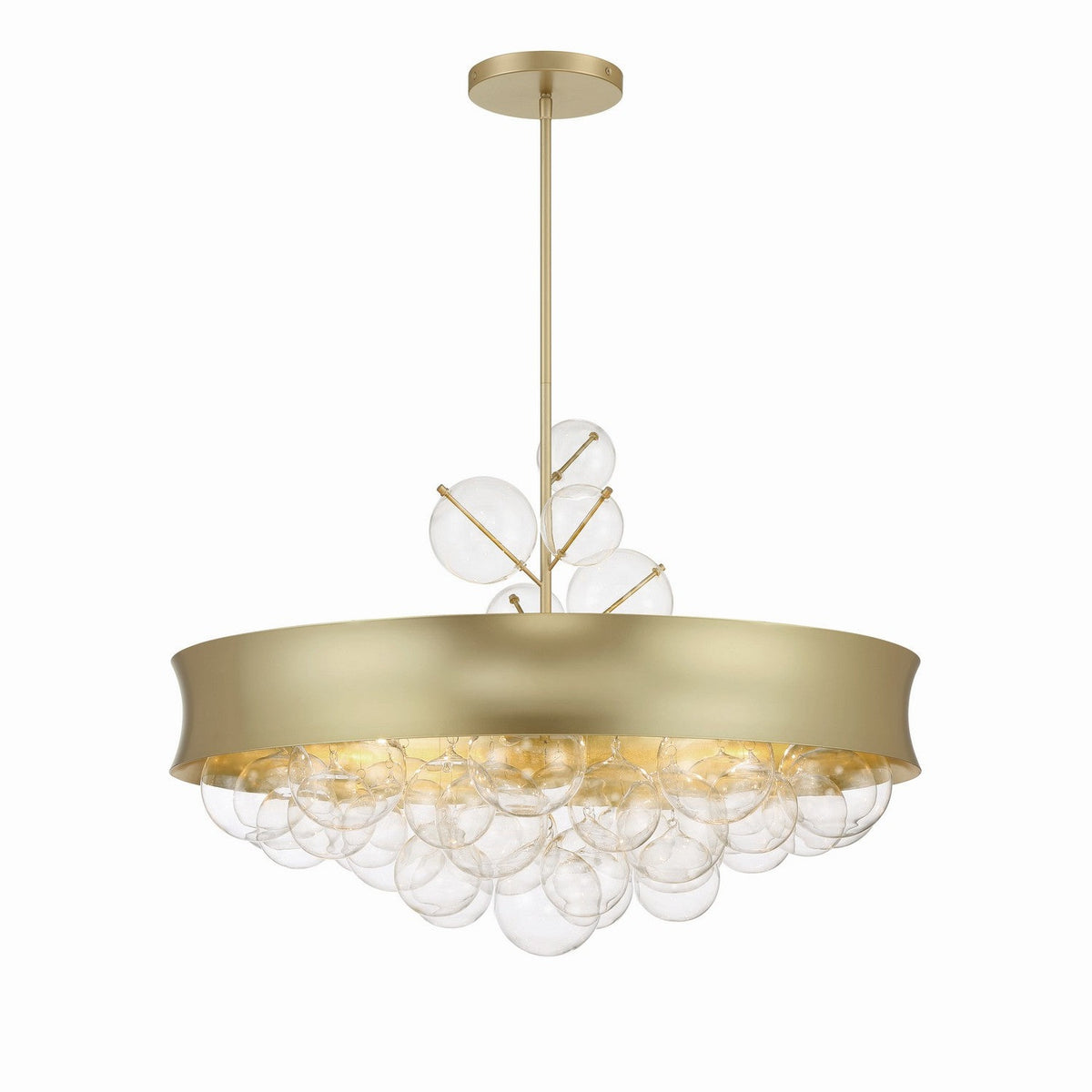 Minka-Lavery - 5198-697 - Eight Light Convertible Pendant - Verdi Square - Soft Gold