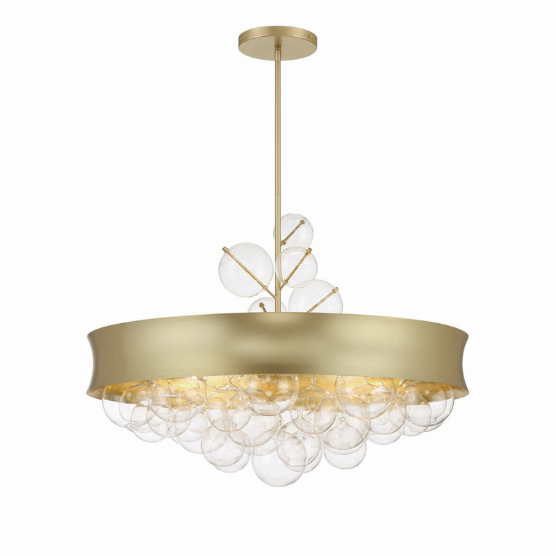 Minka-Lavery - 5198-697 - Eight Light Convertible Pendant - Verdi Square - Soft Gold